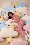 Marchè Bien Women's Long Sleeve Buttoned Bottom Top Sleep White Pajama Set - 3