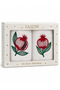 Pomegranate Embroidered 2-Piece Boxed Gift Hand Towel Set 30×50 cm 100% Cotton White - 8