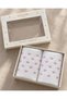 Pomegranate Embroidered 2-Piece Boxed Gift Hand Towel Set 30×50 cm 100% Cotton White - 6