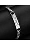 Ataturk Signed Men's Steel Bracelet |   Stainless Steel Chain Bracelet |   Laser Printed Stylish Design - 4