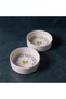 Lemon Patterned 2-Piece 13 cm Porcelain Bowl Set - 3