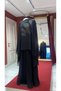 Black Short Chiffon Cape for Women's Evening Dress, Stylish Flowy Shoulder Cape, Evening Gown Complementary Accessory - 6