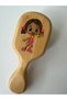 Children's Bamboo Organic Painted Niloya Character Hairbrush, Comb (15cm)