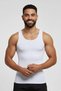 Marchè Bien Men's Athlete Corset Waist Chest Belly Toning Firming Corset 6050 White - 3