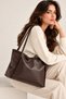 Women's Faux Leather Shoulder Bag - 2
