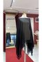 Black Short Chiffon Cape for Women's Evening Dress, Stylish Flowy Shoulder Cape, Evening Gown Complementary Accessory