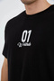 Men's Printed T-Shirt Short Sleeve Crew Neck Regular Fit Comfortable Fit Casual T-Shirt - Black - 2