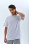 Marchè Bien Men's Plain Summer Short Sleeve T-Shirt Crew Neck Oversize T-Shirt - White - 6