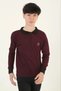 Marchè Bien Children's Thessaloniki Collar Embroidered Sweater - Red - 2