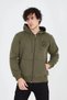 Marchè Bien Men's 3 Thread Cotton Zippered Hooded Kangaroo Pocket Printed Hoodie Cardigan Sweatshirt - 4