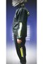 Marchè Bien Erkek Tam Kalıp Motorcu Kurye Waterproof Raincoat Set - Black - 6