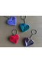 3D-Printed Fidget Keychain - Moving Toy and Bag Charm - Blue - 2