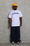 Men's Printed T-Shirt Short Sleeve Crew Neck Oversize T-Shirt - White - 5