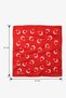 Crescent and Star Turkish Flag Patterned 100% Cotton Multi-Purpose Children's Bandana Scarf - 5