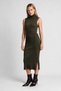 Turtleneck Long Knitwear Dress Lma0002 Khaki - 2