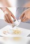Mini Garlic Grater with Sliding Protector Ginger Chocolate Grater with Stainless Blade Green - 2
