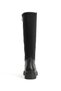 Beety 26Bk.9718 Genuine Leather Black Zippered Stretch Long Women's Boots - 4