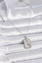 316L Steel Silver Color Chain Aries Zodiac Sign Zircon Stone Women's Necklace - 2