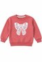 Girl's Bowknot Printed Sweatshirt 100% Cotton with Fleece Inside