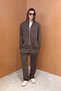 Men's Double Face Basic Hooded Set in Brown Color - 2