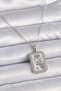 316L Steel Silver Color Chain Aries Zodiac Sign Zircon Stone Women's Necklace