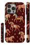 iPhone 16 Pro Max Compatible - Fairy Tale Horses, Double Layer Cover, Glossy Surface Protective Case - 2