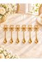 18 Piece Pandokraf Original Gilded Modern Design Luxury Tea Set with Spoon - 3
