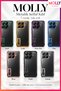 Lou Laser Transparent Silicone Case with Metallic Deep Purple Lens Protector for Mi 15t Pro - 2