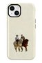 Compatible with iPhone 15 Plus / 14 Plus - Manita Troopers of the Steppe, Double Layer Cover, Glossy Surface Protective Case