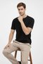 Marchè Bien Men's Crew Neck Summer Short Sleeve Plain T-Shirt Regular Fit T-Shirt - Black - 5
