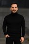 Marchè Bien Men's Ribbed Sweater Full Turtleneck Knitwear Set of 2 Grey-Black - 6
