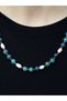Natural Stone Apatite Pearl Natural Stone Women's Necklace Inspiration and Elegance Euk57Api - 2