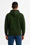 Marchè Bien Men's 3 Thread Cotton Hooded Full Zipper Hoodie Sweatshirt with Pockets - Khaki - 2