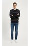 Marchè Bien Men's Crew Neck Striped Knitwear Sweater Soft Texture Cotton Thin Woven Long - Lacive - 3