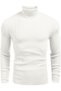Men's Slim Fit High Neck Knit Sweater – Flexible Texture - 2