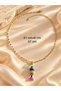 Colorful Enamel Fish Figure Steel Necklace 41+6cm Acr9689 - 2