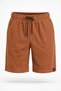 Marchè Bien Men's Otoban Woven Fabric Elastic Waist, Pocketed, Summer Shorts - Brown - 2