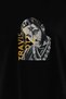 Marchè Bien Women's Printed T-Shirt Short Sleeve Crew Neck Oversize Comfortable Fit Casual T-Shirt - Black - 3