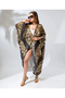 Marchè Bien Women's Relaxed Fit Chiffon Kimono - Leopard - 5