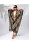 Marchè Bien Women's Relaxed Fit Chiffon Kimono - Leopard - 6