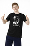 Marchè Bien Boys' Ataturk Printed T-Shirt Short Sleeve Crew Neck T-Shirt - Black - 2