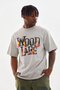 Men's Short Sleeve Summer T-Shirt Crew Neck Printed Oversize T-Shirt - Gray