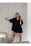 Marchè Bien Women's Half Zip T-Shirt Short Sleeve T-Shirt - Black - 3
