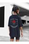 Children's Unisex Printed T-Shirt - Black - 4