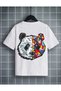 Unisex Kids Printed T-Shirt - White - 2