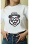 Unisex Oversize 24/1 Combed Cotton Dtf Printed T-Shirt - Dtf171 - 2