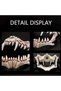 Scary Mask Half Face Skull Mask Cosplay Animal Skull Mask for Adults Novelty Party Props for Festivals Masquerade Cosplay Accessories Halloween - 4