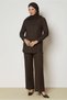 Shirt Collar Pants Suit 47118