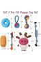 7 Pcs Pet Puppy Toys Gift Set For Small Dogs Cute Squeaky Dog Toys Durable Puppy Teething Toys Rope Toys Puppy Chew Toys(Accessories Color Random) - 2