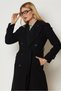 Belted Checked Coat 90656